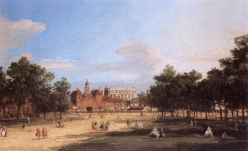 Charles Blechen London: the Old Horse Guards and Banqueting Hall, from St James s Park  cdc Sweden oil painting art